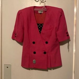 Kaspel Blazer Pink Size 10 Woman